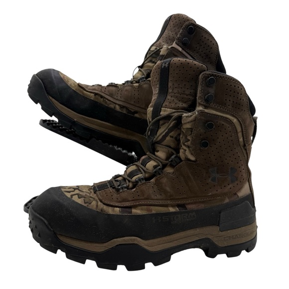 Under Armour Brow Tine Mens Hunting Boots Mid Calf Camo